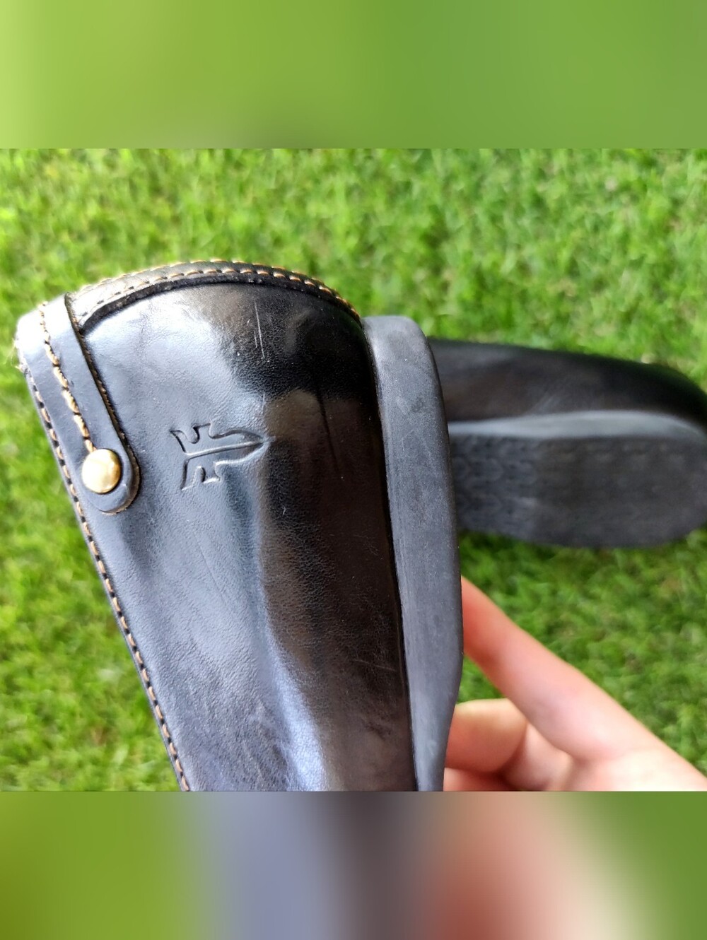 *Frye* Black Leather Flats - Never Worn Out - Picture 5 of 5
